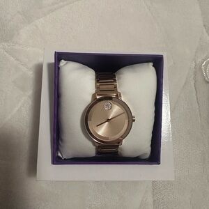 Movado BOLD rose gold watch